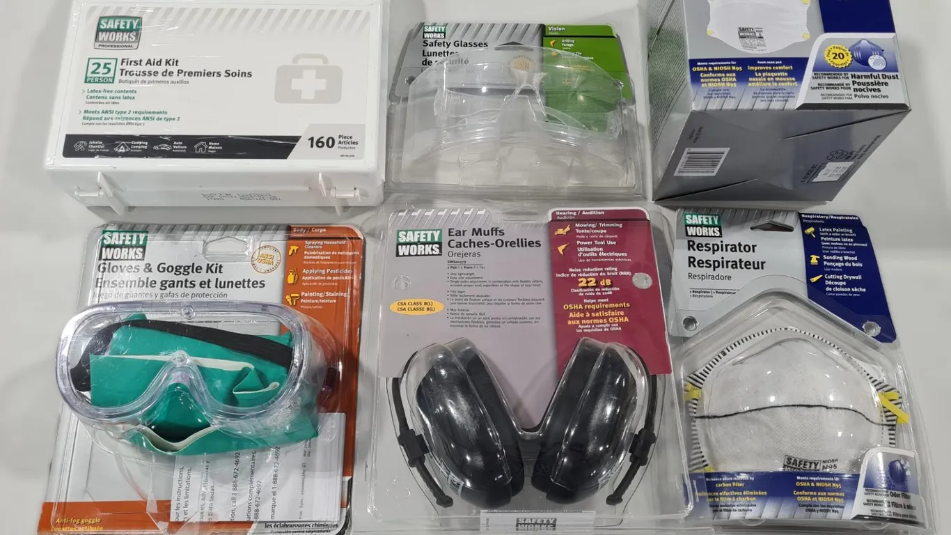 Various Safety Gear