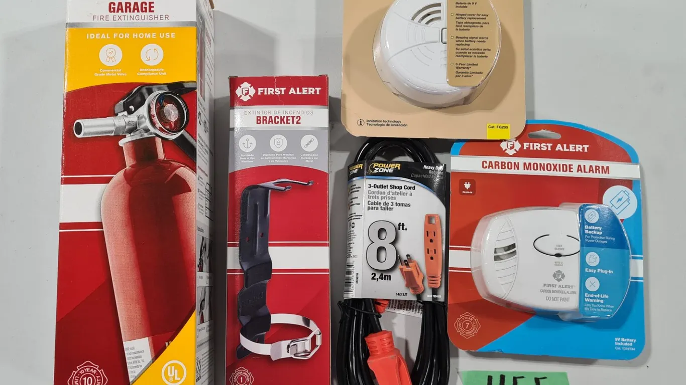 First Alert Safety Items & Power Strip