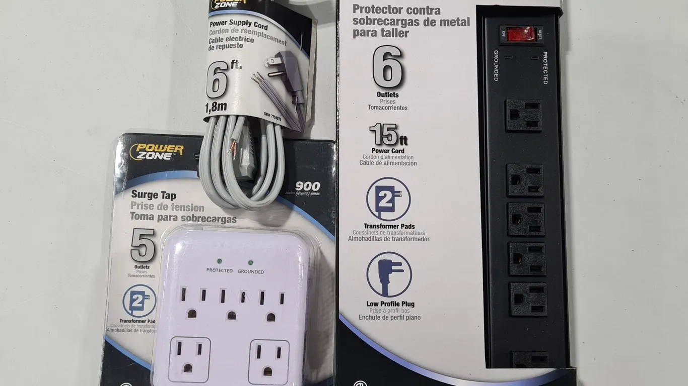 PowerZone Surge Protectors & Power Cord
