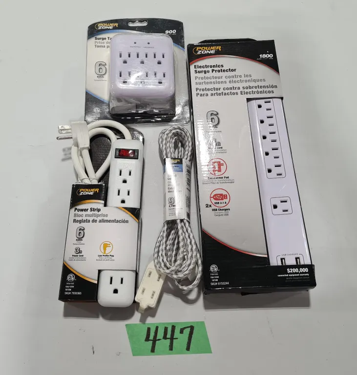 PowerZone Power Strips & Extension Cord