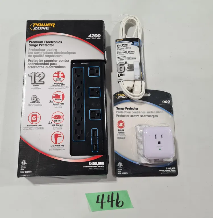 PowerZone Surge Protectors & Extension Cord