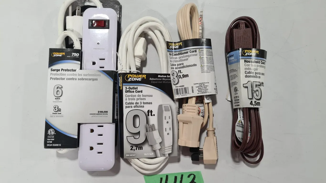 PowerZone Extension Cords & Surge Protector
