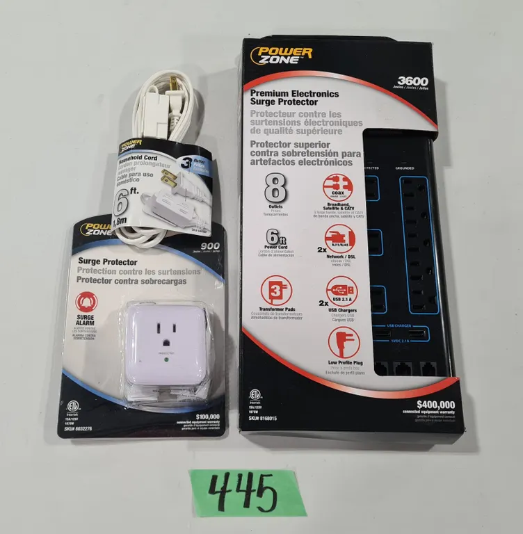 PowerZone Surge Protectors & Extension Cord
