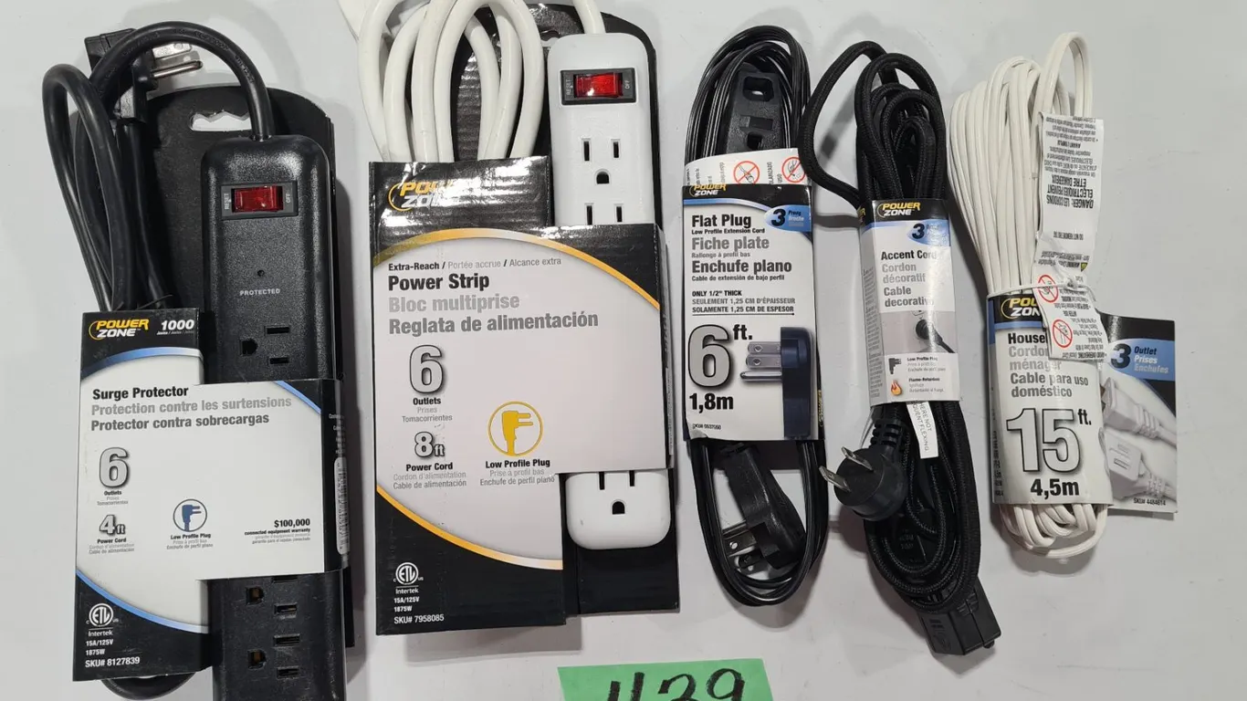 Power Zone Power Strips & Cords
