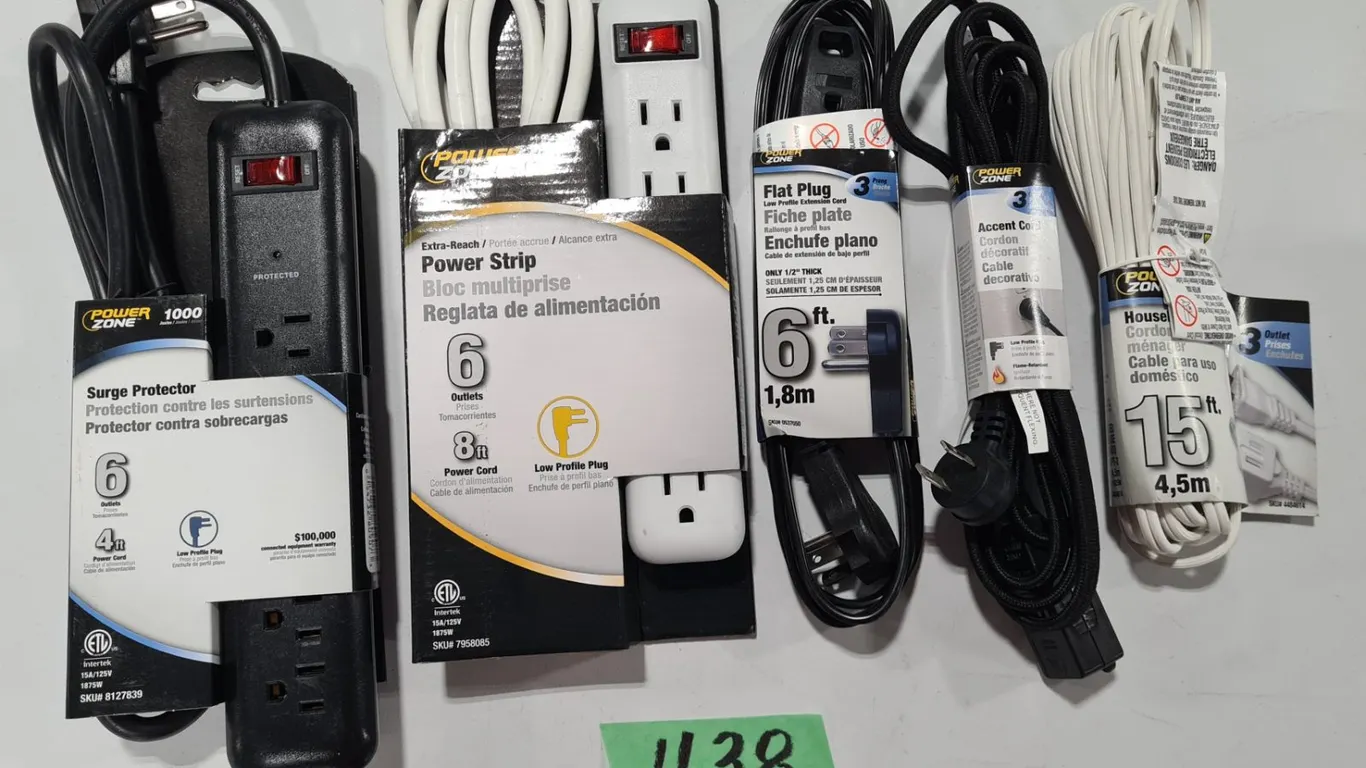 Power Zone Power Strips & Cords