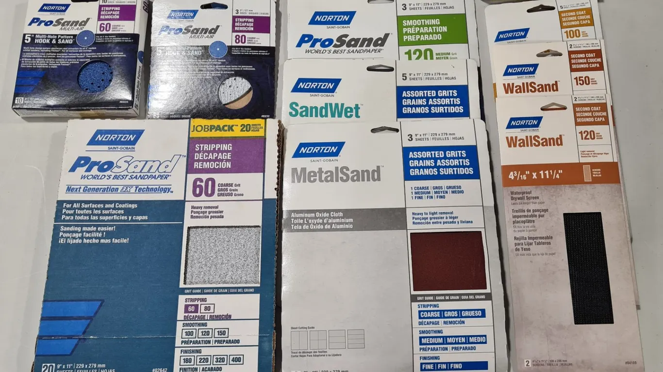 Assorted Sanding Supplies