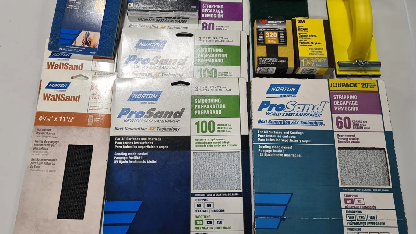 Assorted Sanding Supplies