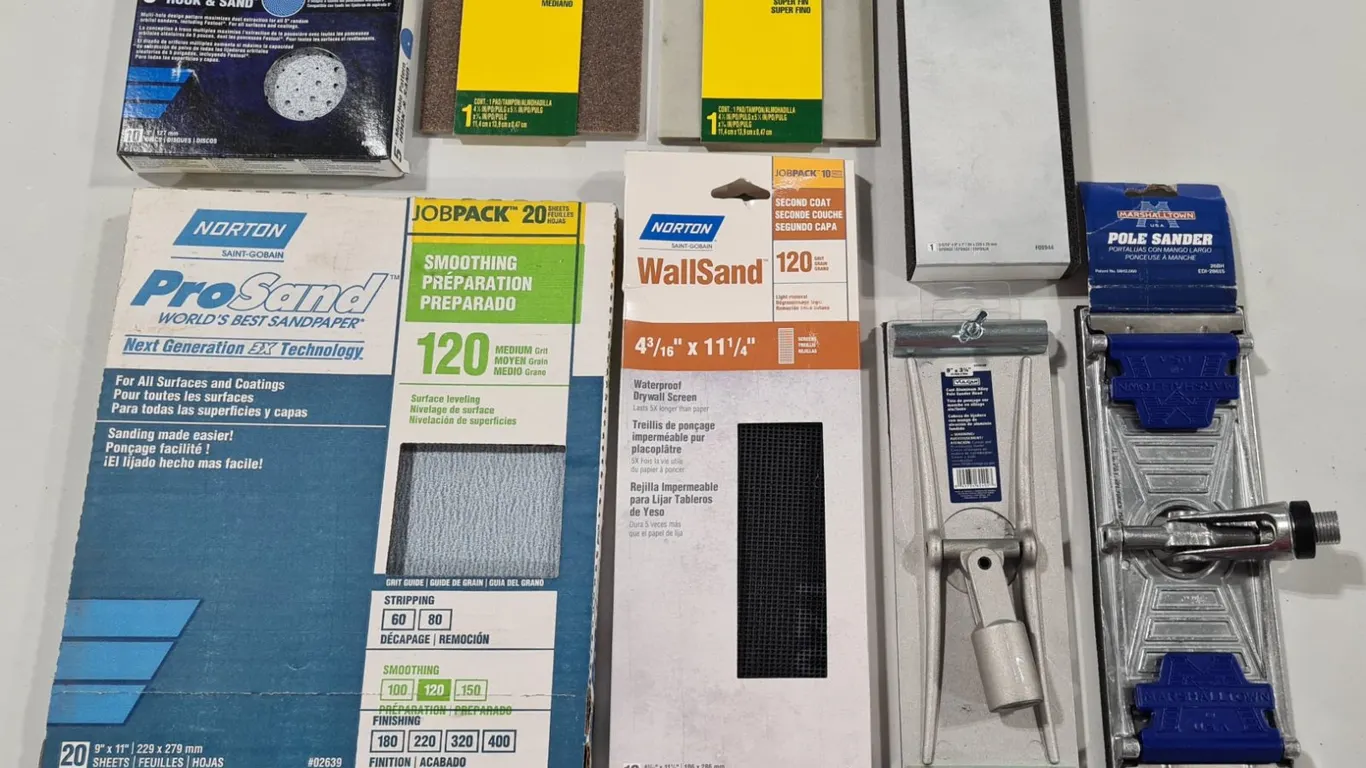 Assorted Sanding Supplies
