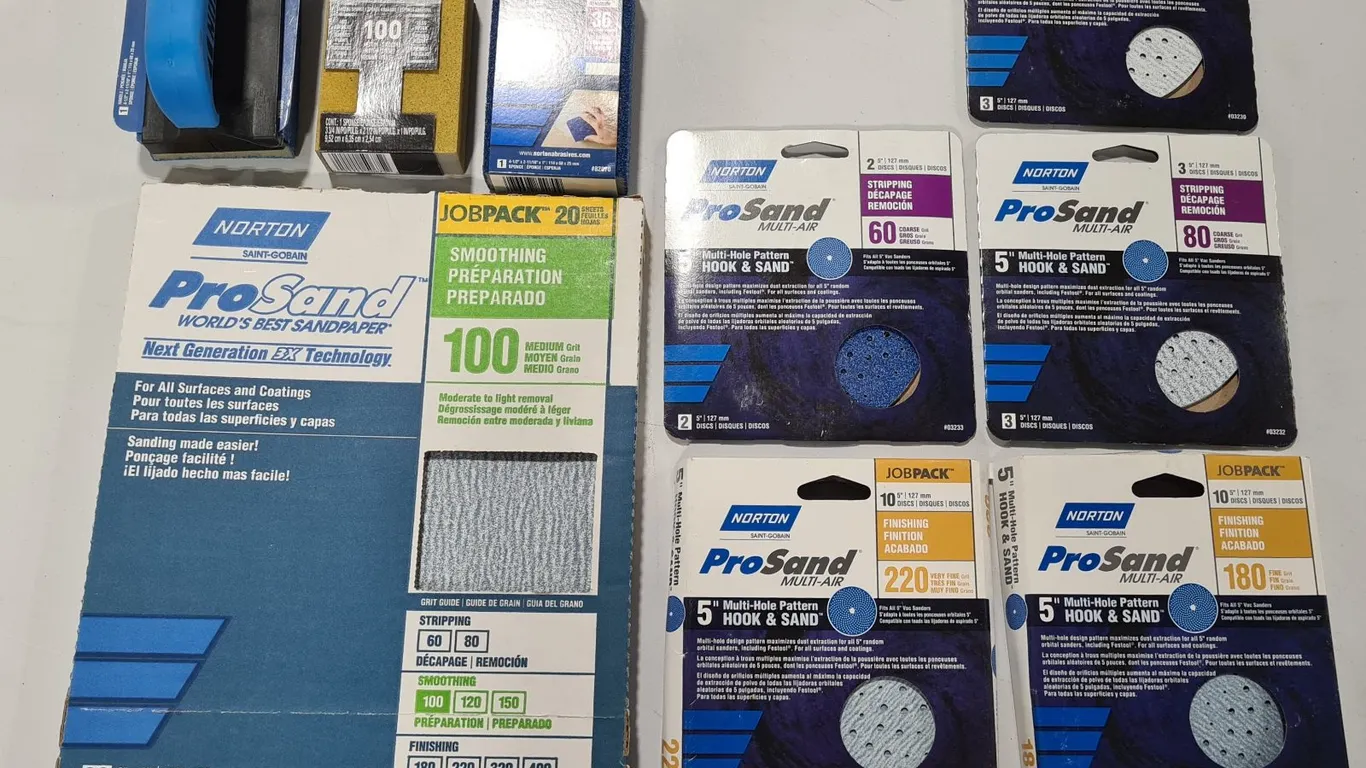 Assorted Sanding Supplies