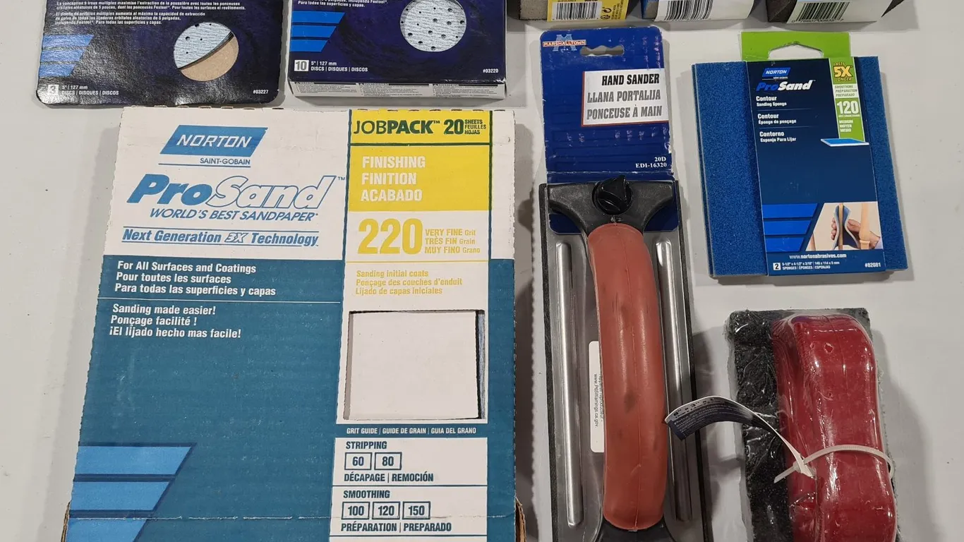 Assorted Sanding & Abrasive Tools