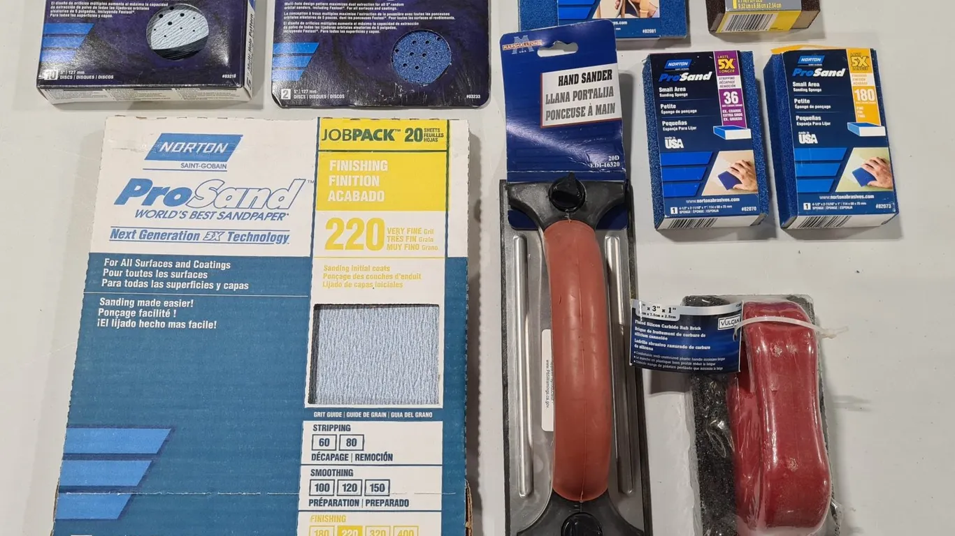 Assorted Sanding & Abrasive Tools