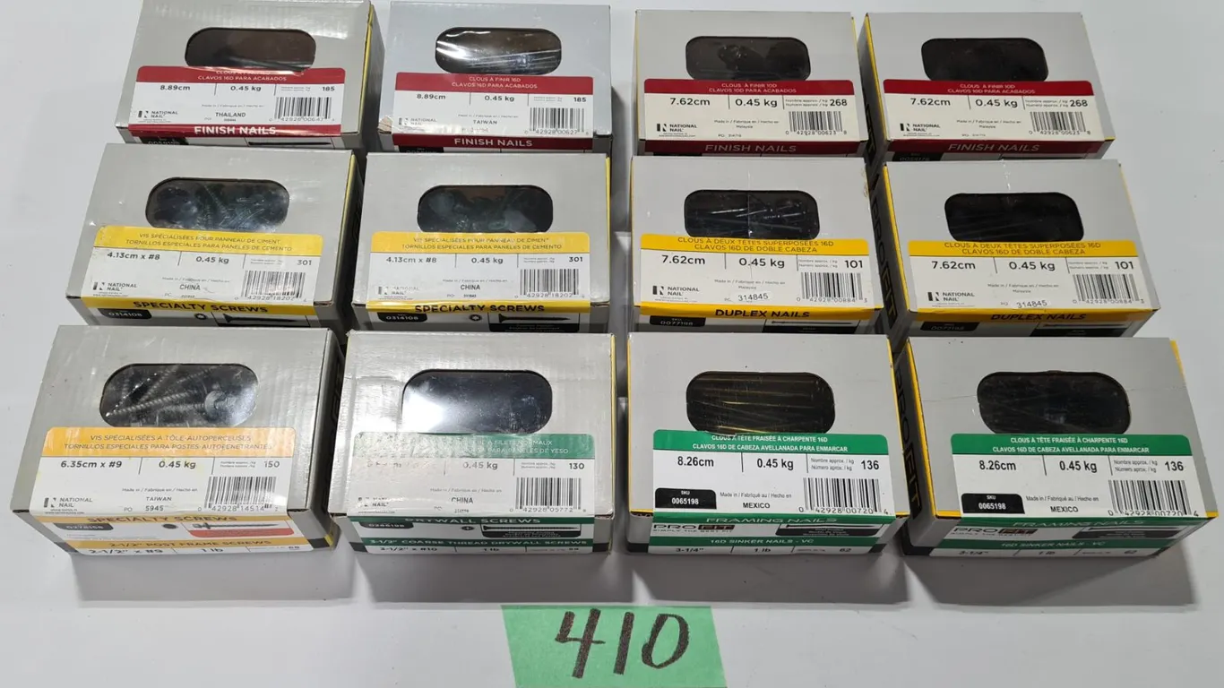 Assorted Nails & Screws