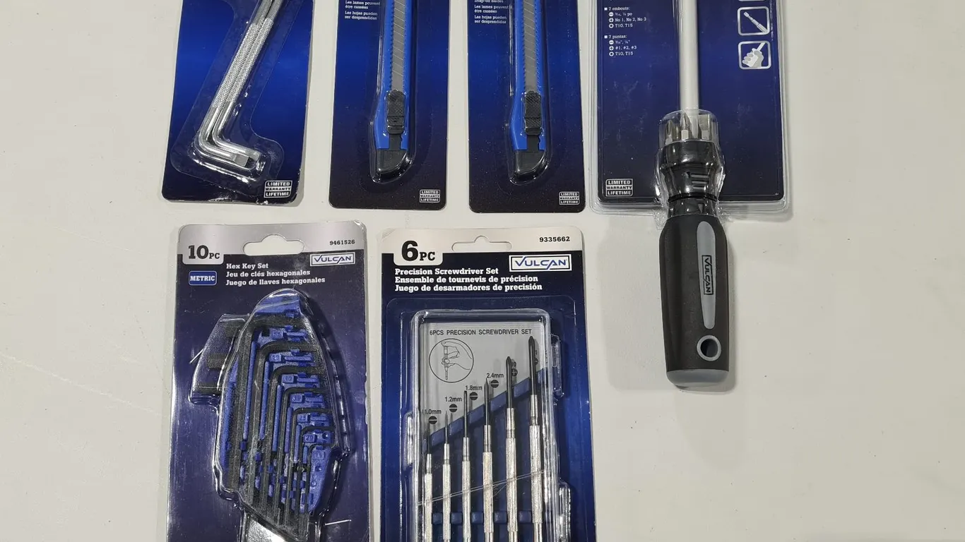 Assorted Vulcan Tools to Include Screwdrivers