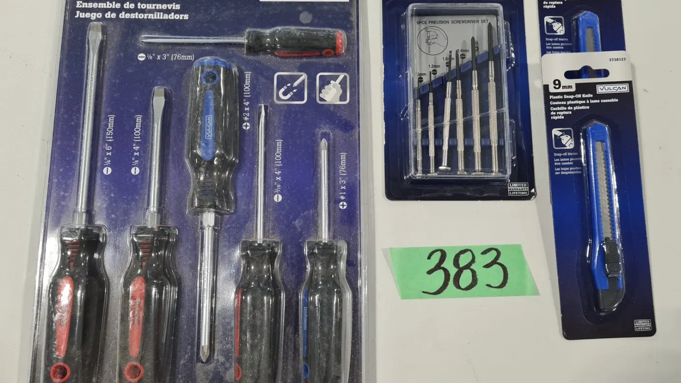 Assorted Vulcan Tools to Include Screwdrivers
