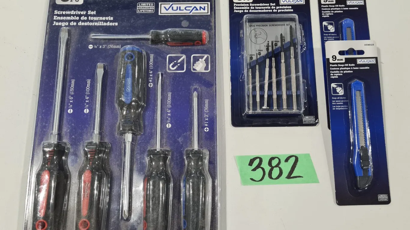 Assorted Vulcan Tools to Include Screwdrivers