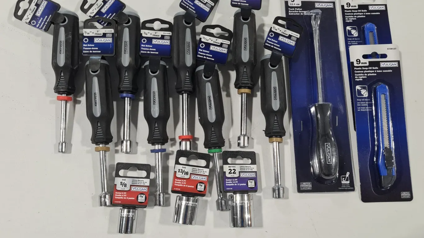 Assorted Vulcan Tools to Include Nut Drivers