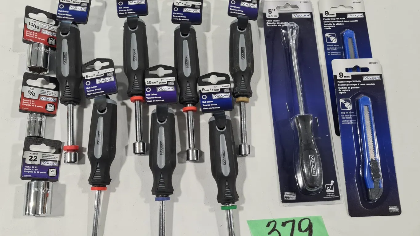 Assorted Vulcan Tools to Include Nut Drivers