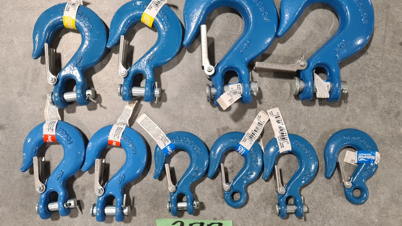(10) Assorted Hooks & Latches
