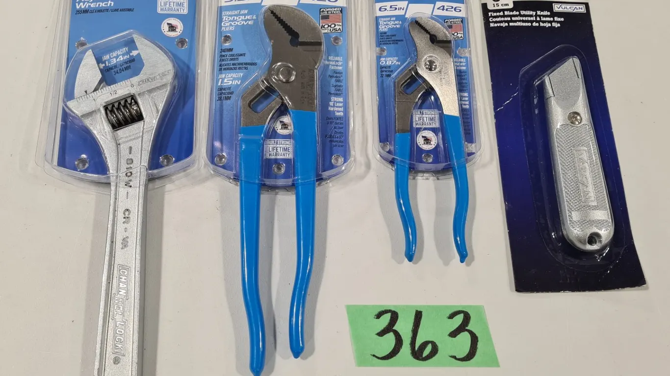 Various Hand Tools to Include Wrench, Pliers