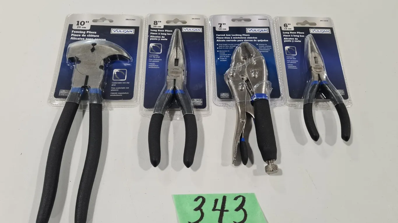 (4) Vulcan Pliers