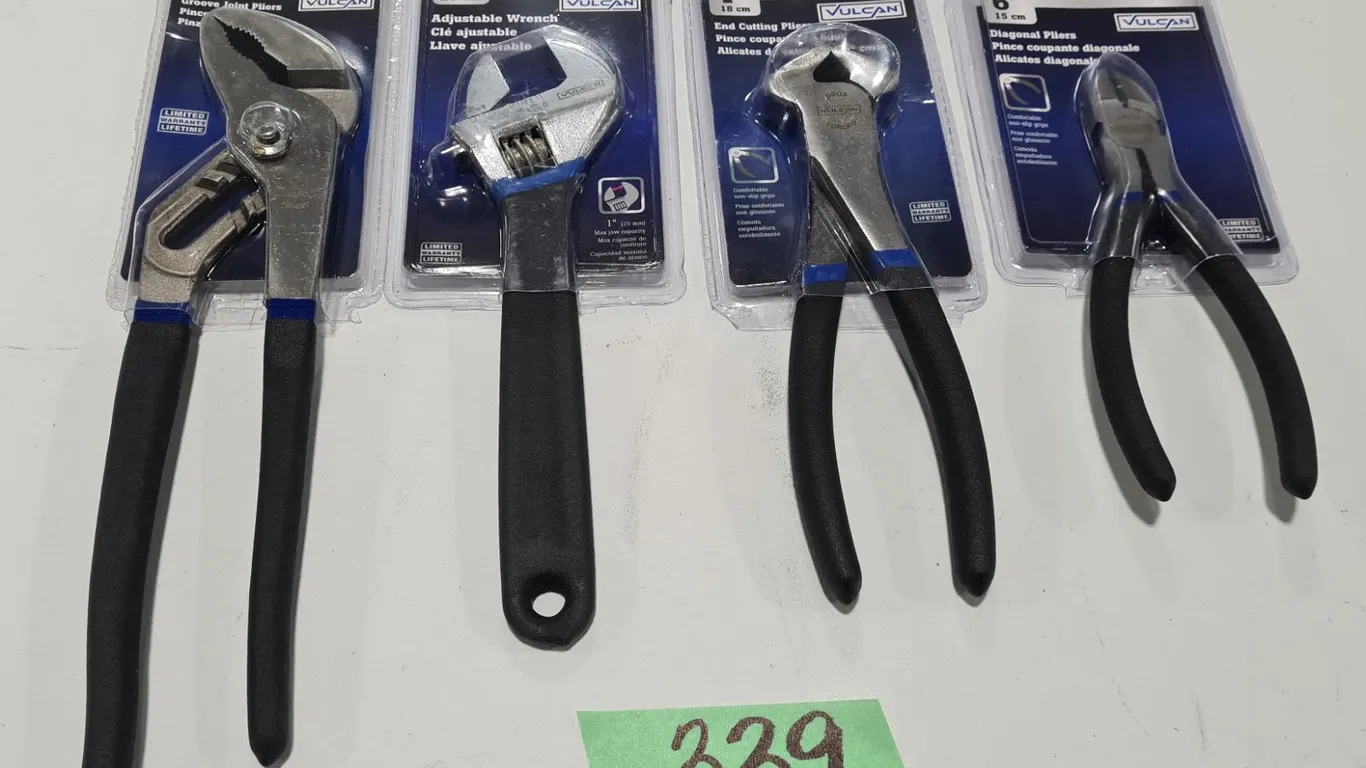 (4) Vulcan Hand Tools to Include Pliers, Wrench & More