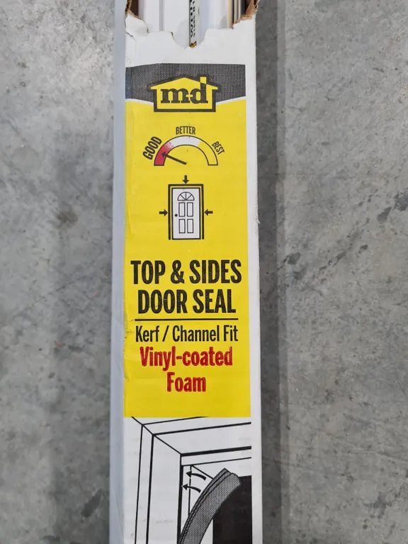 (20) M-D Vinyl-Coated Door Seal