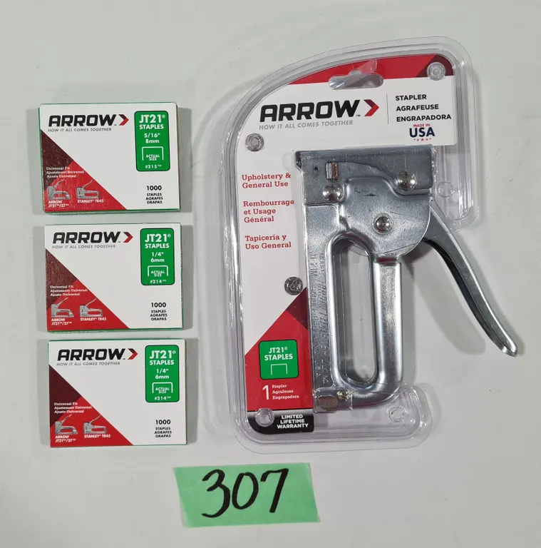 Arrow JT21CM Staple Gun with Staples