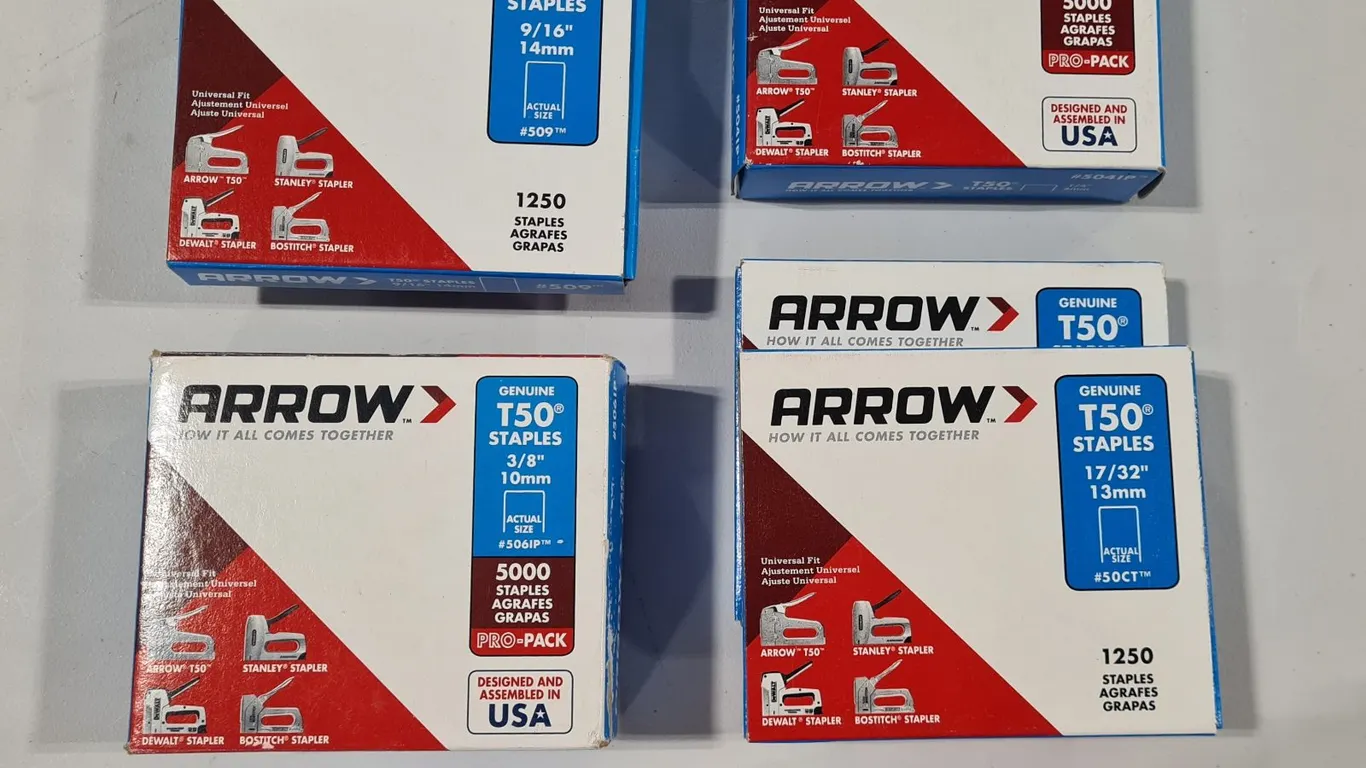 Assorted Arrow T50 Staples