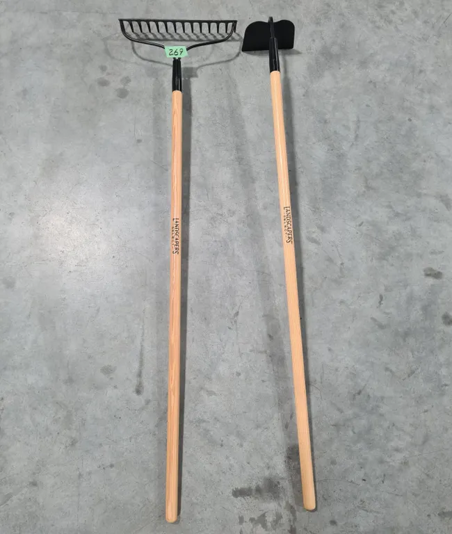 Landscapers Select Rake & Hoe