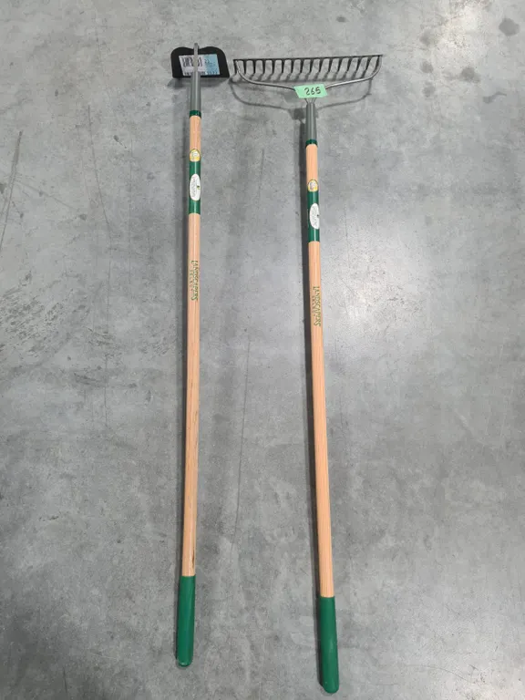 Landscapers Select Rake and Hoe