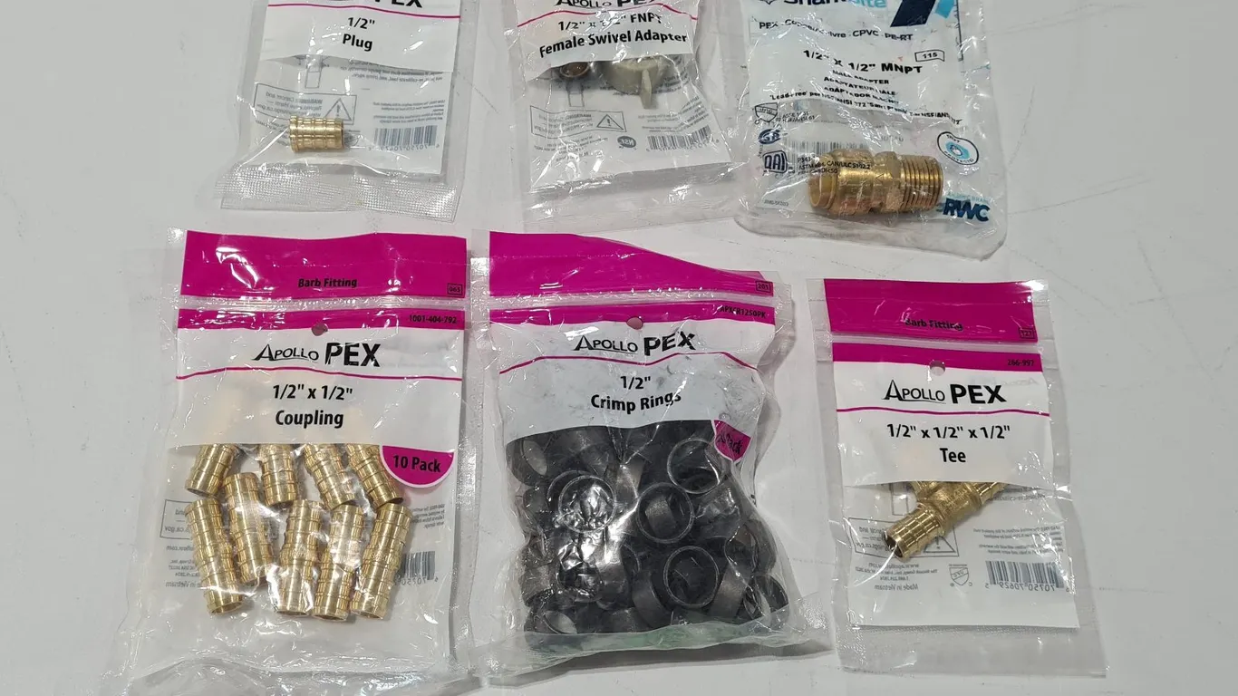 Assorted Apollo PEX Plumbing Fittings