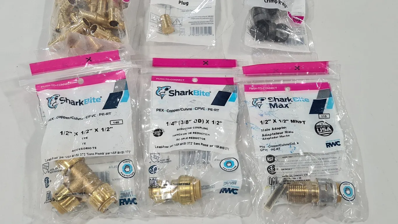 Assorted PEX Fittings and Adapters