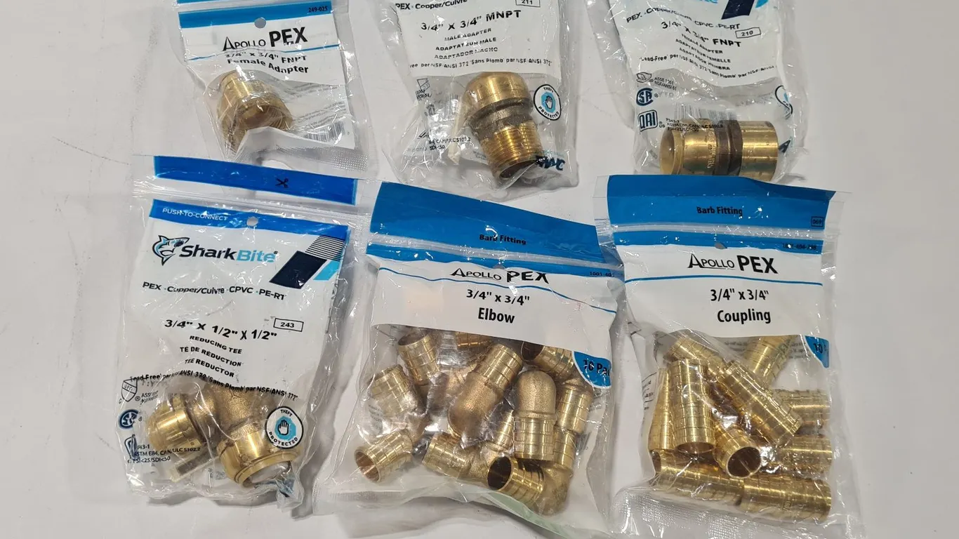 Assorted SharkBite PEX Fittings