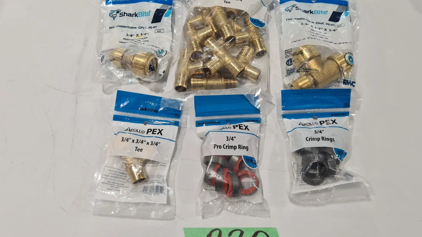 Assorted Apollo & SharkBite PEX Connector