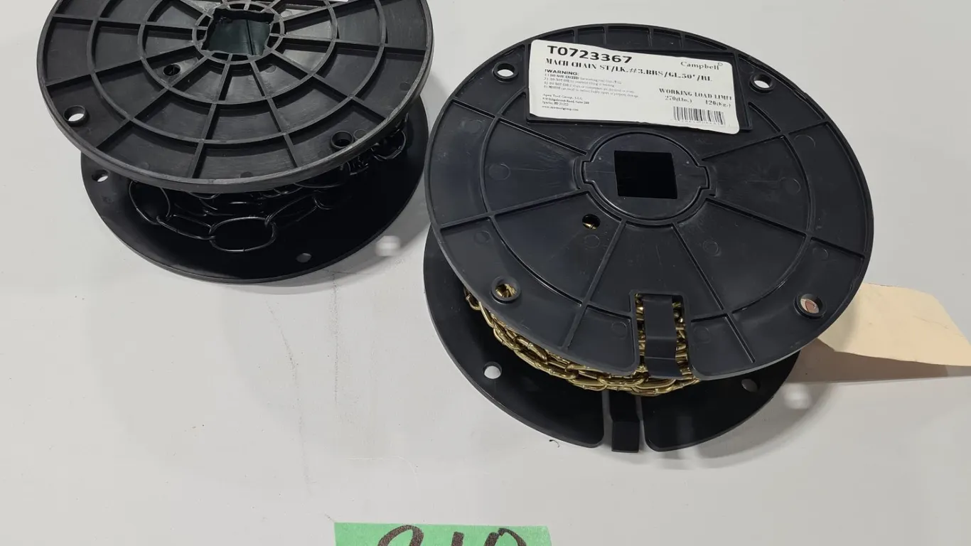 (2) Partial Campbell Chain Spools