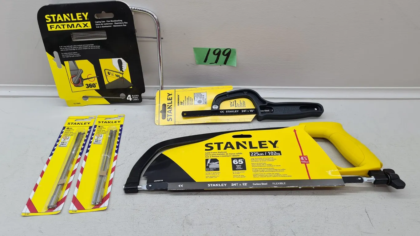 Assorted Stanley Saw Tools