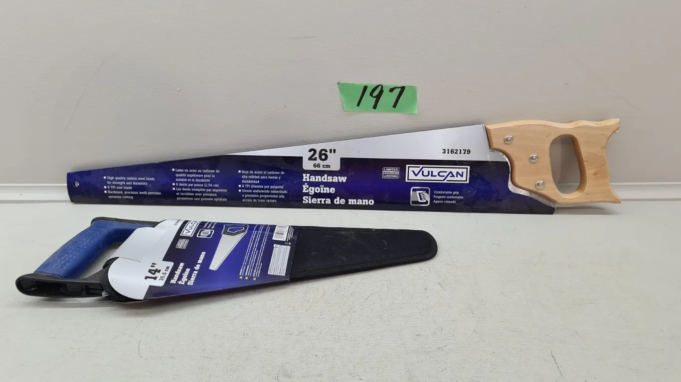Vulcan 26" & 14" Handsaws