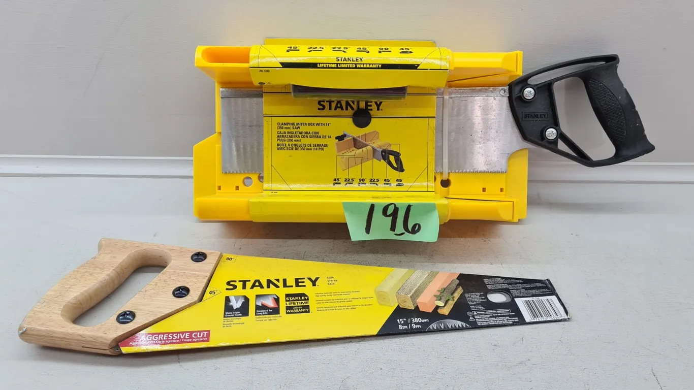 Stanley Miter Box & Hand Saw