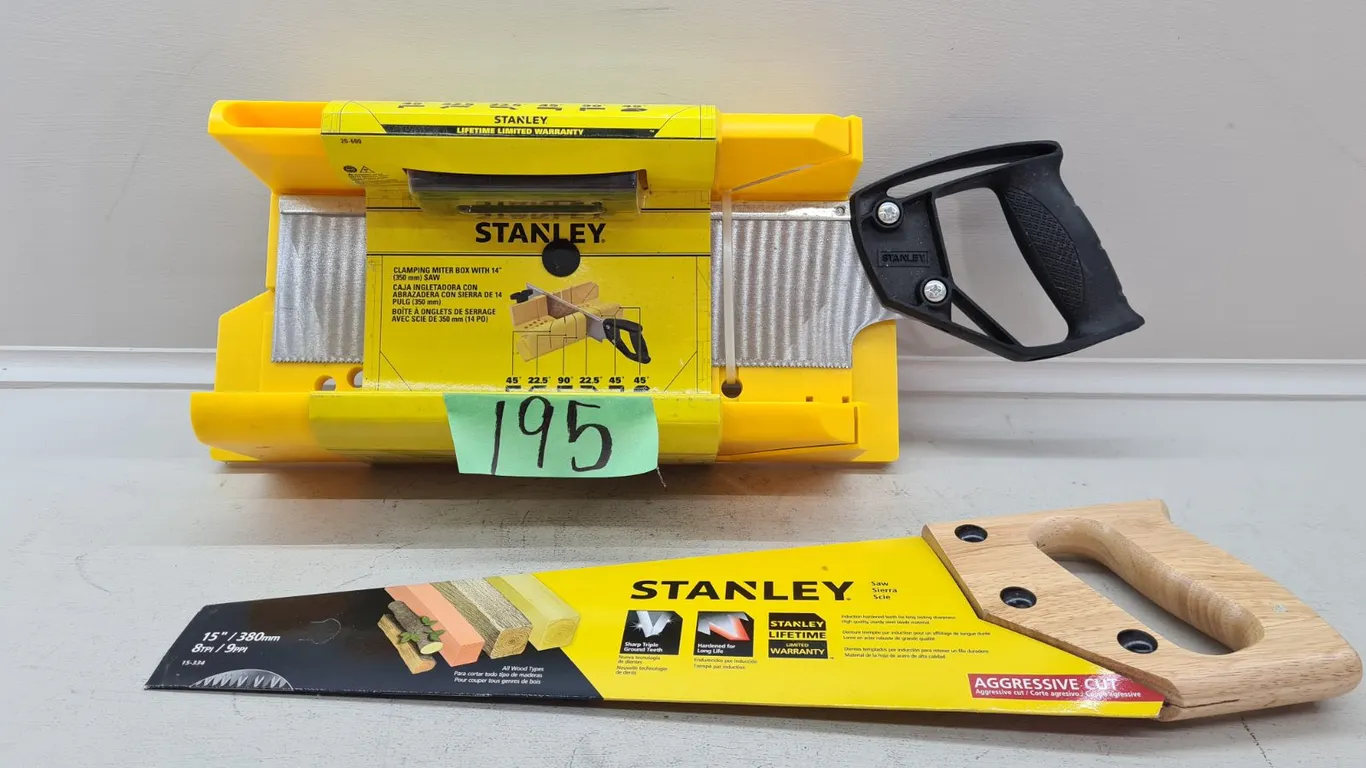 Stanley Miter Box & Hand Saw