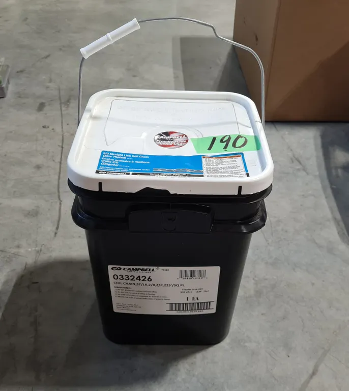 Campbell 2/0 Zinc Coil Chain 225'