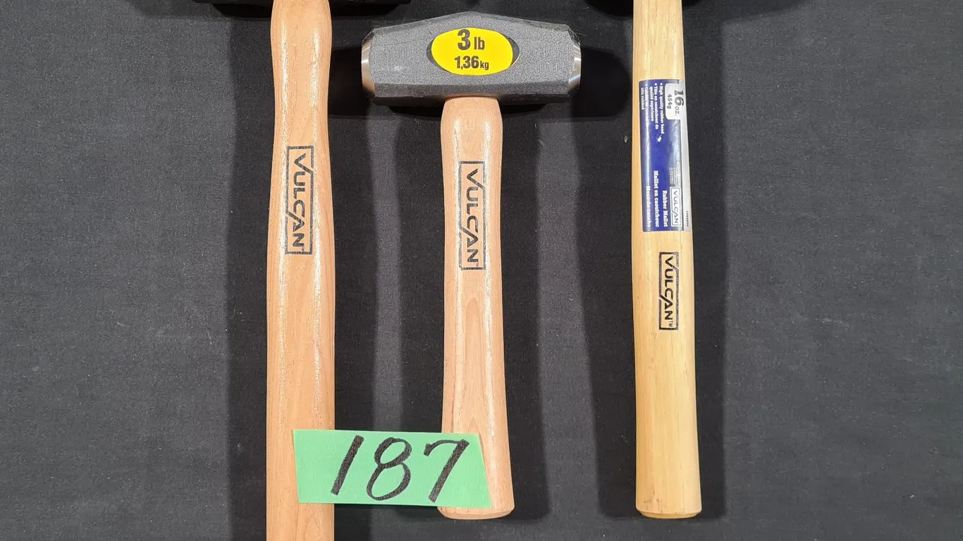 (2) Vulcan Hammers & (1) Mallet