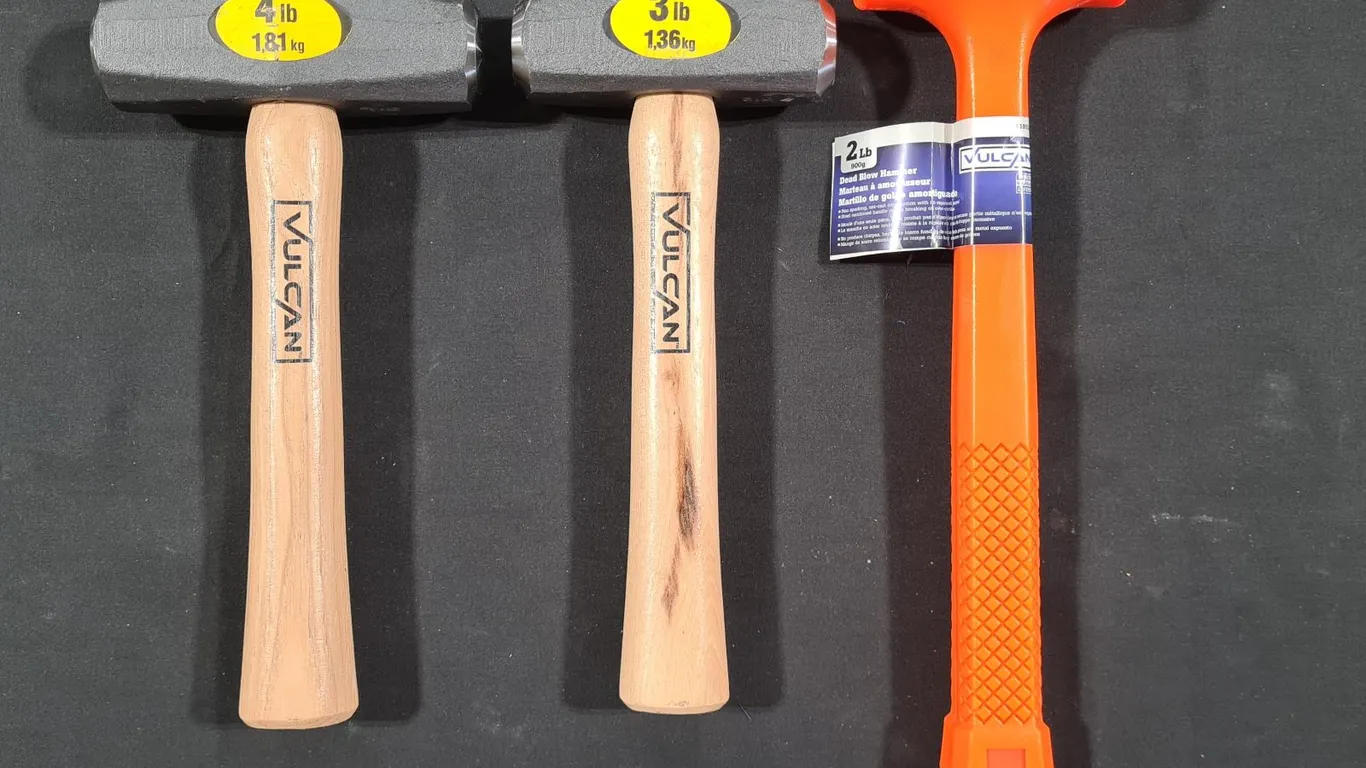 (2) Vulcan Sledge Hammers & (1) Dead Blow Hammer
