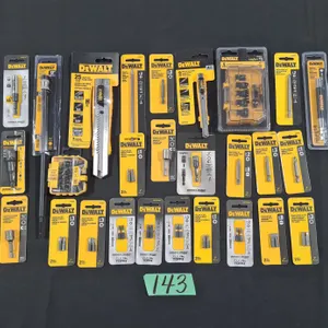 Assorted DeWalt Drill Bits and Accessories
