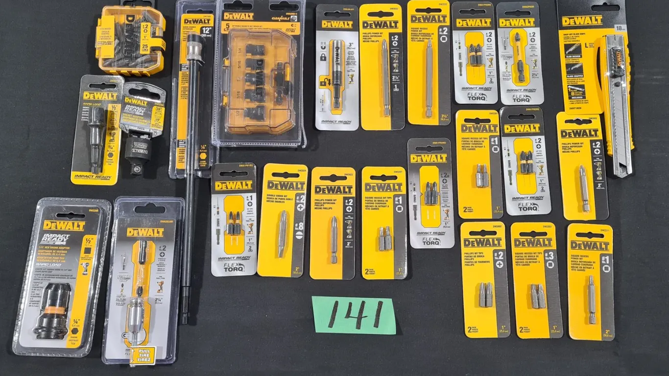 Assorted DeWalt Drill Driver Bits & Accessories