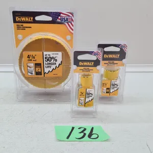 (3) Assorted DeWalt Hole Saws