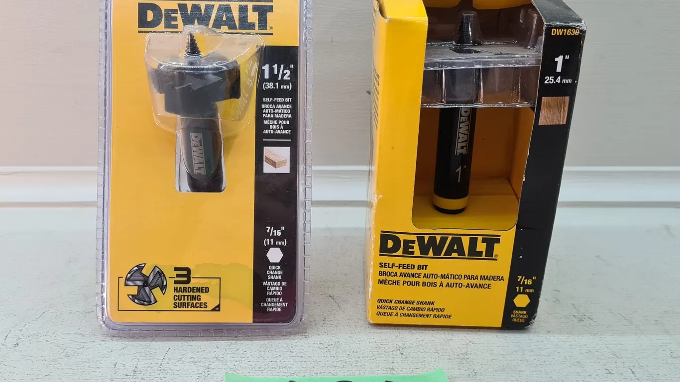 (2) DeWalt Self-Feed Bits