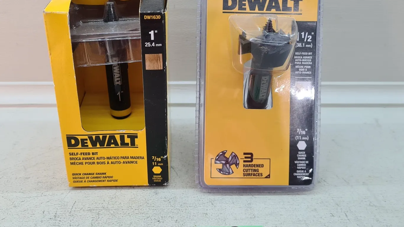 (2) DeWalt Self-Feed Bits