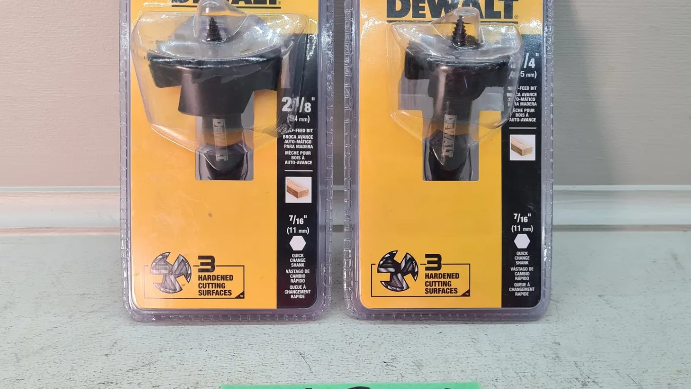 (2) DeWalt DW1635/DW1637 Self-Feed Bits