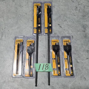(6) Assorted DeWalt Spade Drill BIts