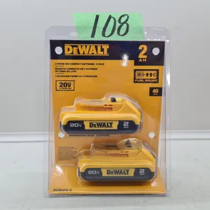 DeWalt DCB203-2 20V Lithium-Ion Battery (2) Pack